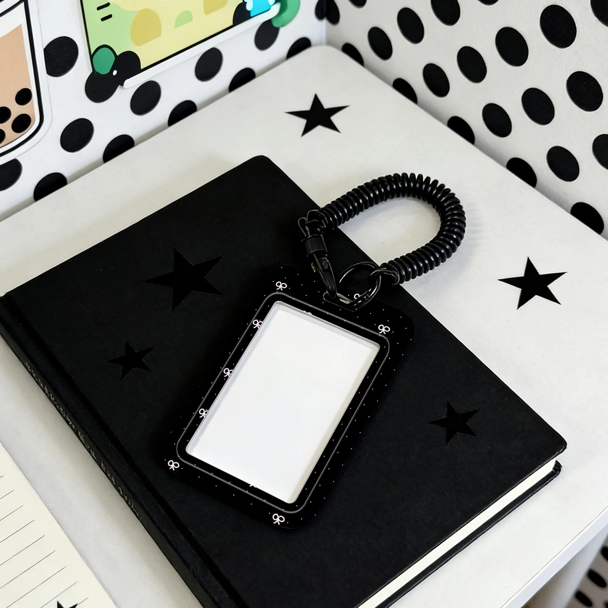 Card Sleeve for Credential Badge Holder Student Bus/Meal Card Protection Case Pendant Keychain Kpop Photocard Holder
