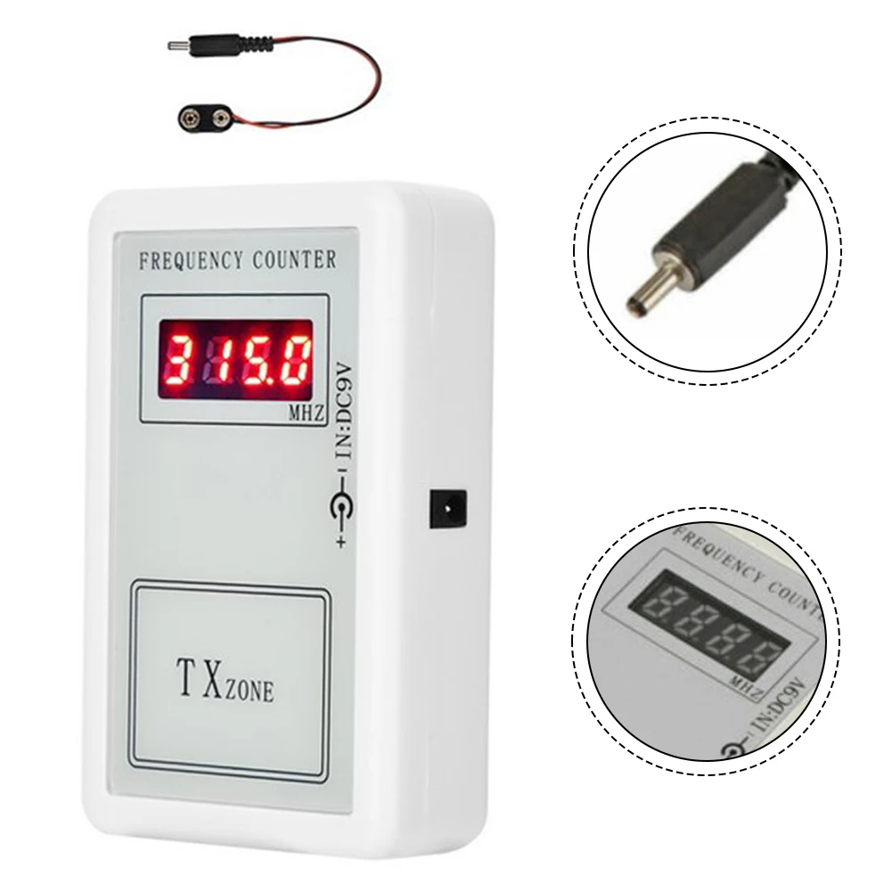

Wavelength Detector Frequency Meter 9V Battery Operated Digital Frequency Tester Anti-theft Frequency Tester Device