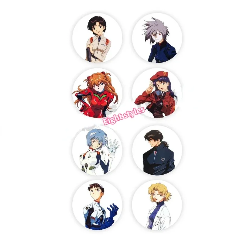 Super Hot Anime EVANGELION Asuka Ayanami Rei Cute Stickers Laptop, Phone, IPad, Water Cup Decoration EVA-01 Small Roll Stickers