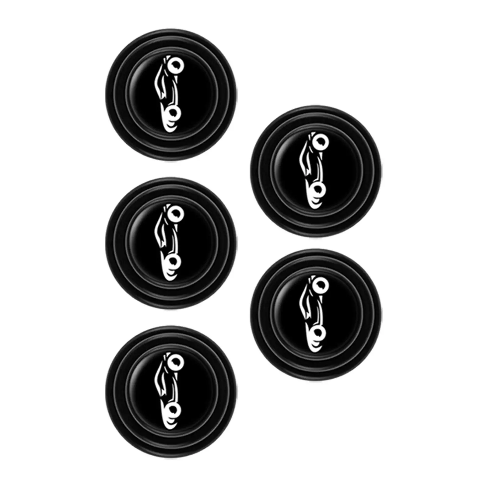 

2-5pack Car Door Absorber Cushion Gasket Decorative Buffer Bumper Cushion 5x