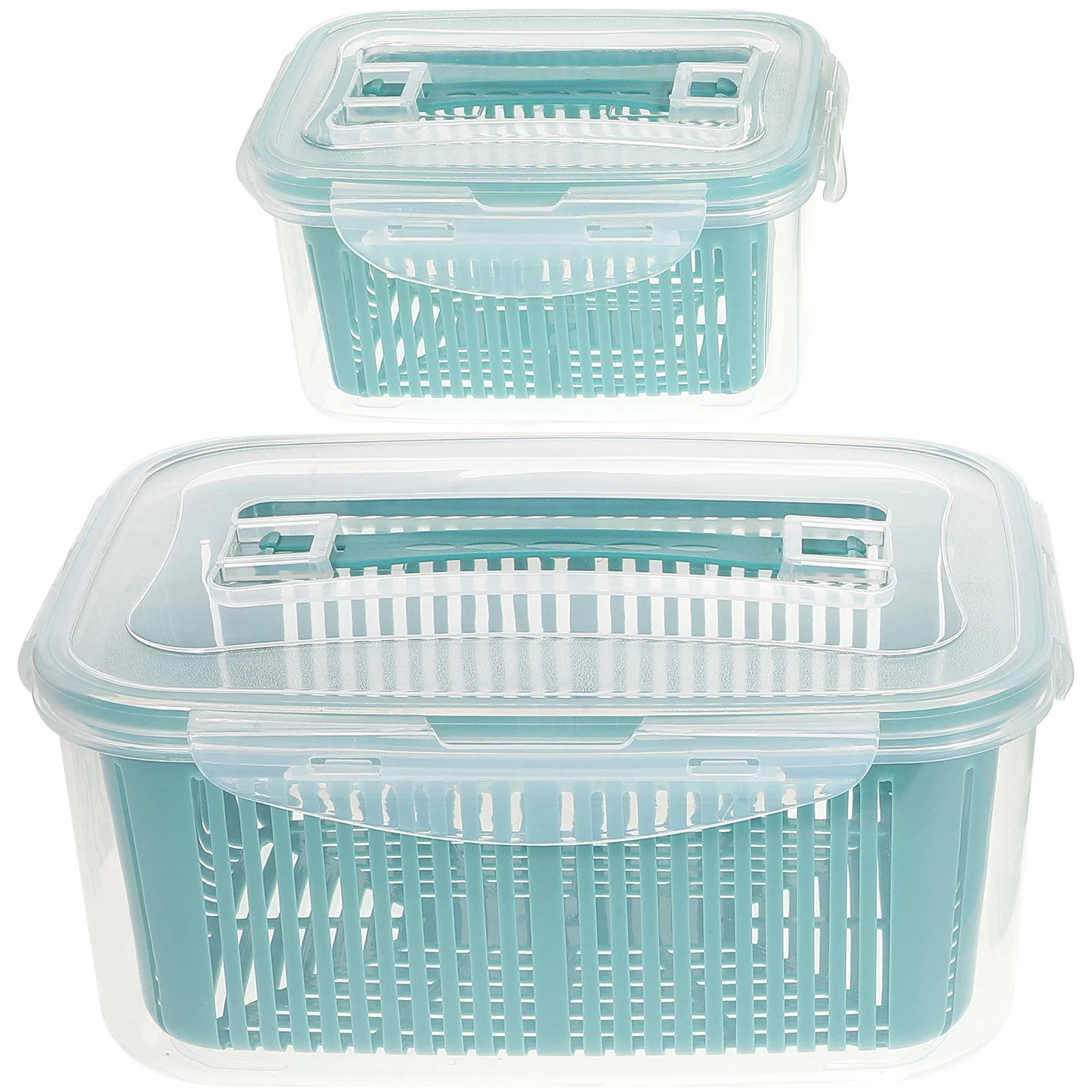 

High Quality Food Fresh Box Kitchen Fridge Storage Containers Compact Size Hot Cold Resistant Preservation Plastic