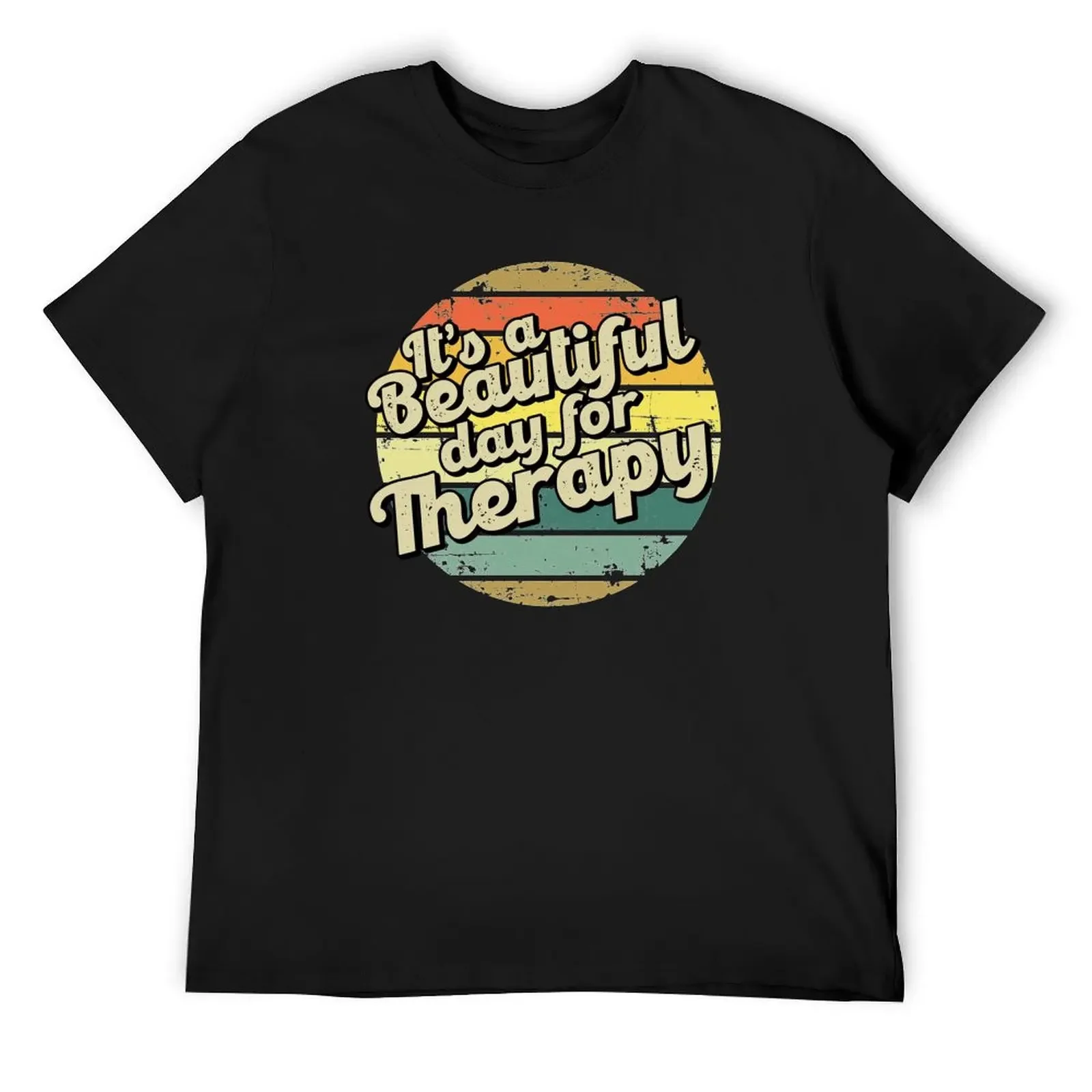 Therapy gift for therapist T-Shirt cute tops customs design your own tops oversized graphic tee men t shirt