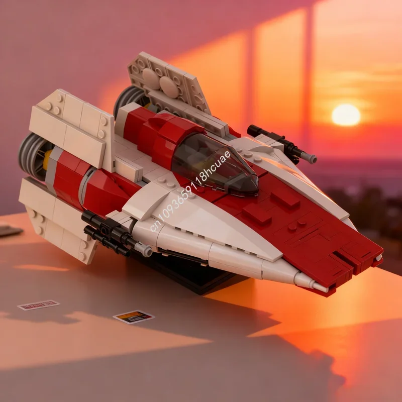 

489pcs MOC Rebel RZ 1 A Wing Interceptor Star Battle Model Christmas gift Building blocks toys Assemble DIY creative idea Kids