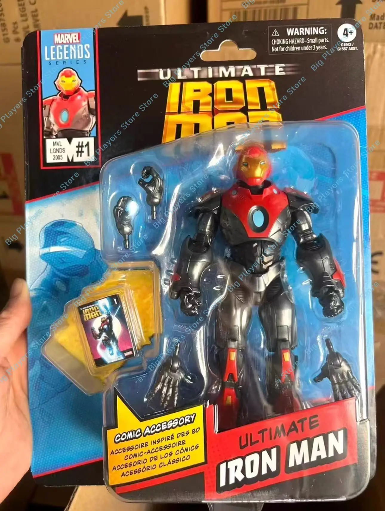 

Hasbro Marvel Legends Ultimate Iron Man Mini Comic 6-inch Figure Figure