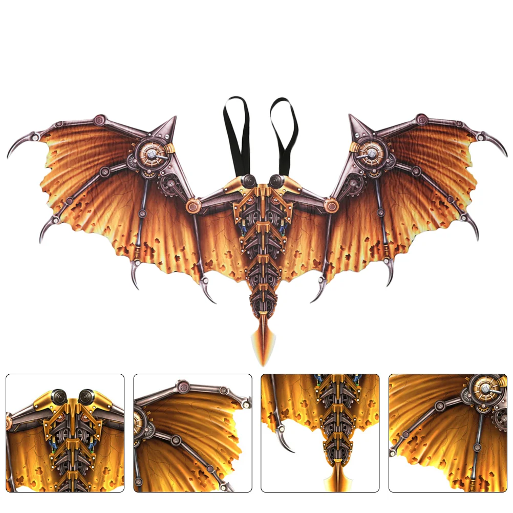 

Wings Props Decorative Non-woven Festival Cosplay Decoration Party Dragon Wearable Vivid Fabric Folding Game Foldable Decors