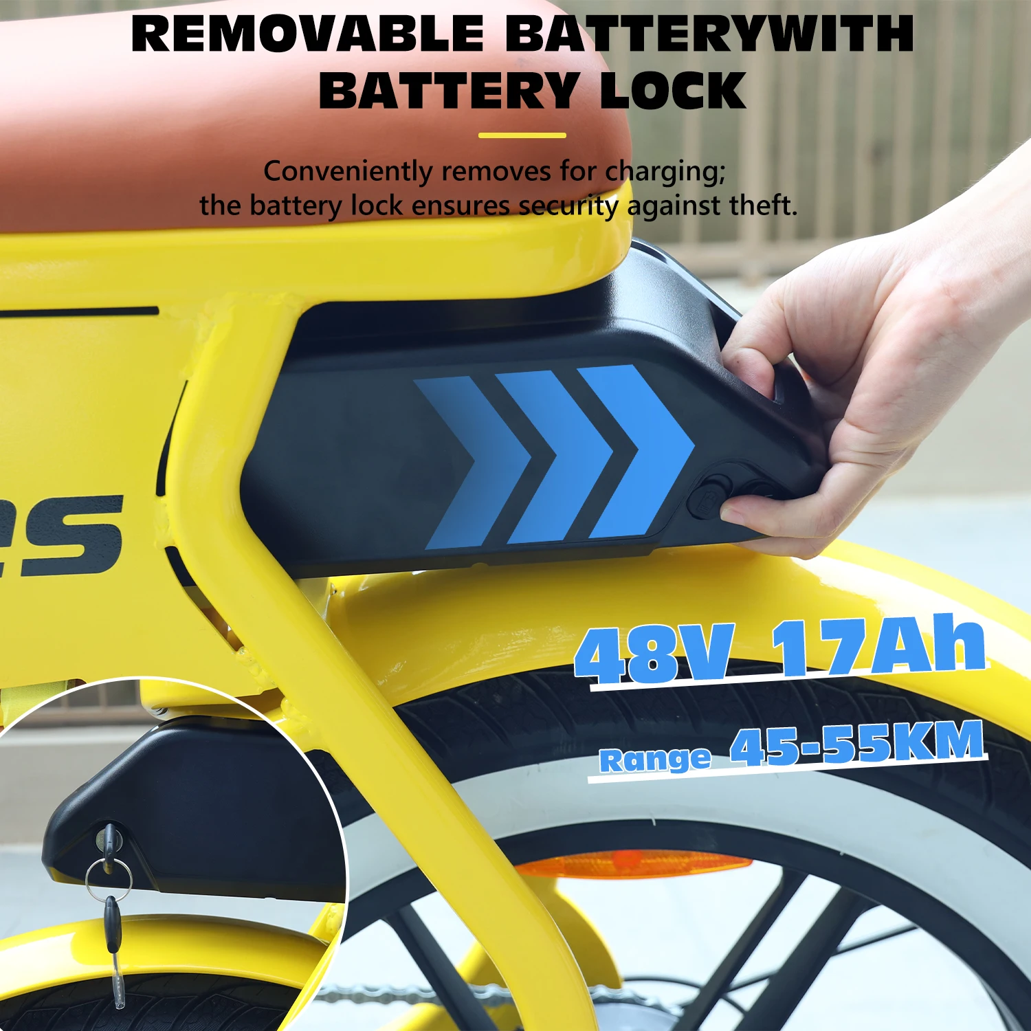 Hidoes C8 E-bike 700 واط موتور 48V17AH بطارية ليثيوم دراجة كهربائية الكبار 20*4 بوصة على الطرق الوعرة الدهون الإطارات جميع التضاريس دراجة كهربائية