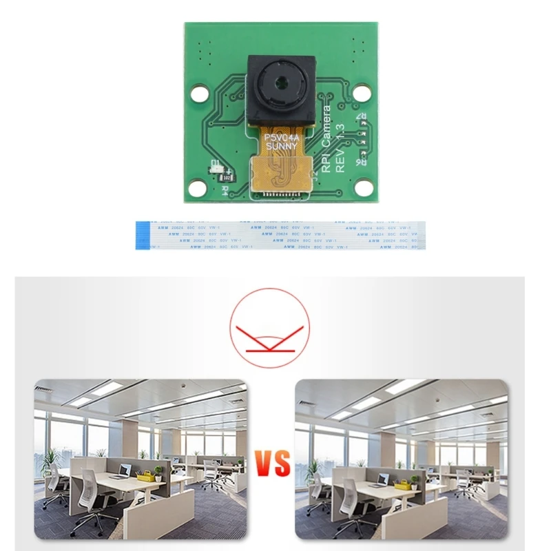 High 5MP Camera Module 1080P Webcam Support OV5647 with Ribbon Cable Webcam Module for RPi 2/4/3B+