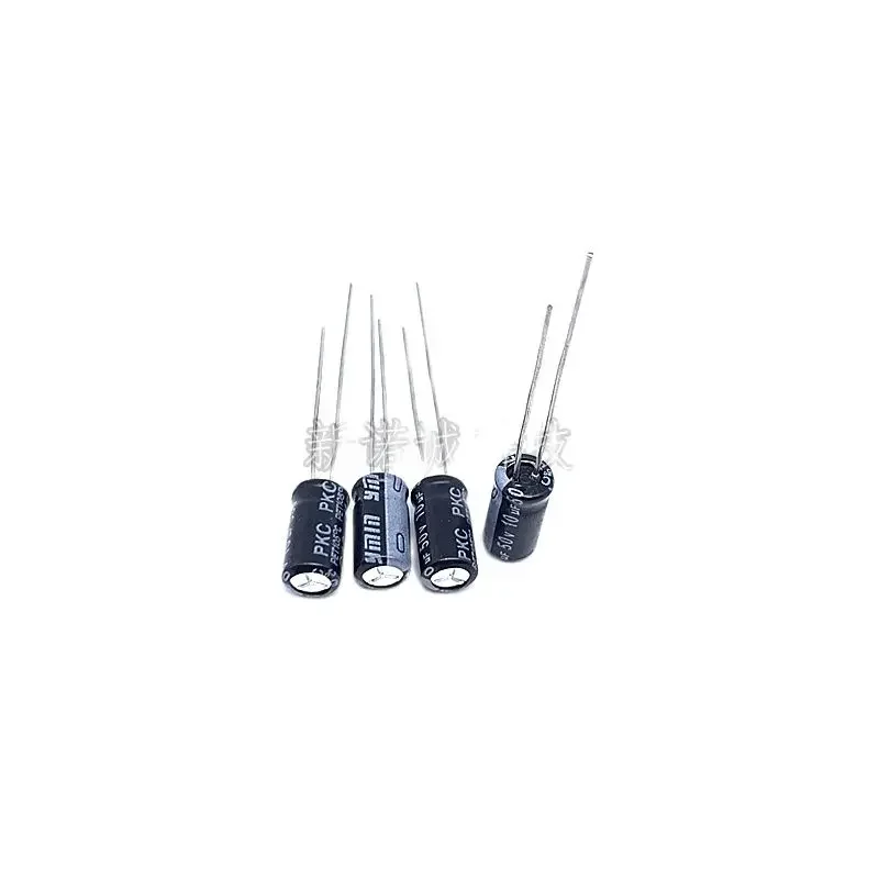 

10PCS/ 50V10UF 50V 10UF volume 4X7 5X7 5X11 brand new in-line electrolytic capacitor 105 degrees Brand New