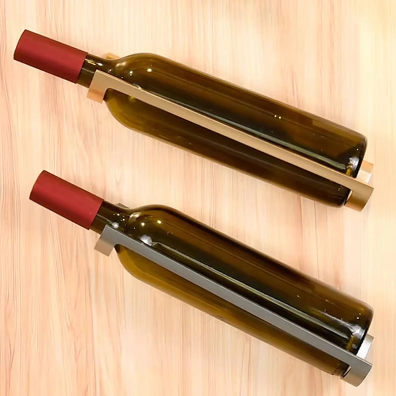 U-shaped Wine Bottle Rack Wall-mounted Aluminum Alloy Rack Bar Hanging Wine Bottle Rack