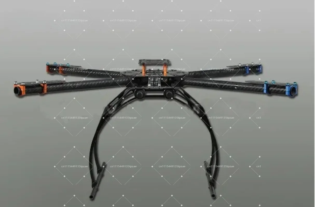 650 4‑Axis Folding Frame Kit TL65B02, 3K Carbon Fiber Aluminum Tube Frame for RC Quadcopter