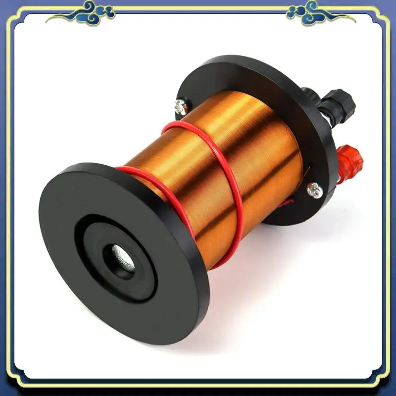 Portable 1 PCS Demonstration Induction Coil With Primary Coil, Copper Secondary Coil And Cylindrical Magnet For Physics Teaching