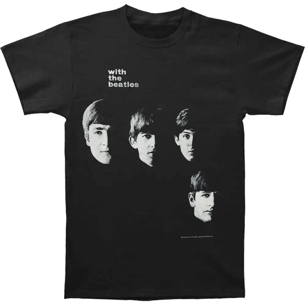 Beatles with The Beatles Vintage Band Graphic T-Shirt Cotton Men Women Streetwear Tee