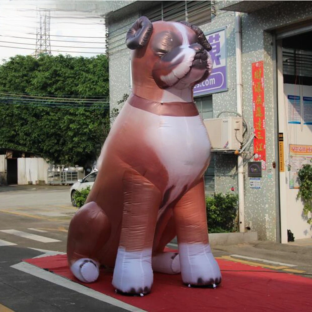 cloth inflatable Decorative Oxford  dog balloon (with fan), affordable, suitable for advertising and promotion of outdoor