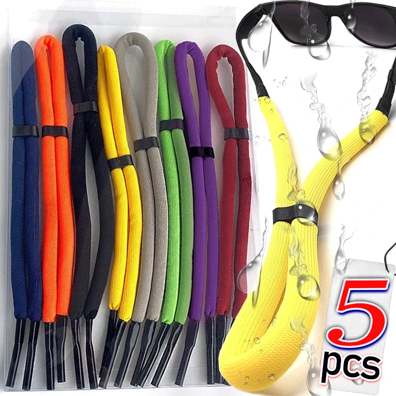 

Swimming Floating Foam Chain Eyeglasses Straps Water Sport Glasses Cord Eyewear Strap Lanyard Adjustable Anti-Slip String Holder