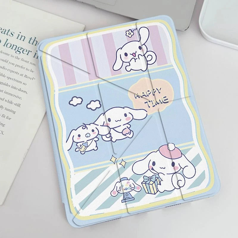 

Cinnamoroll Y-Fold IPad Case for Air7 6 Pro 11 10th 10.9 Air4 5 6th 9.7in 7/8/9th 10.2in Tablet Case Mini 6 7 8.3in Soft Cover