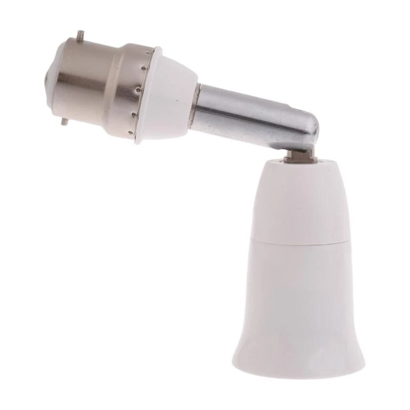 

Light Bulb Lamp Holder Socket Converter B22 to E27 Base Socket Adapter Plastic Base Lamp Socket Converter Holder