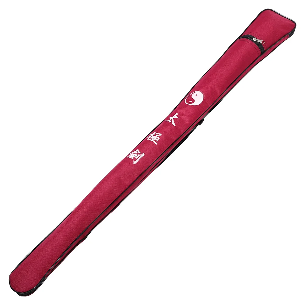 

Sword Carry Bag Oxford Cloth Adjustable Shoulder Strap Waterproof Tai Chi Swords Storage Case Outdoor Training Protective Pouch