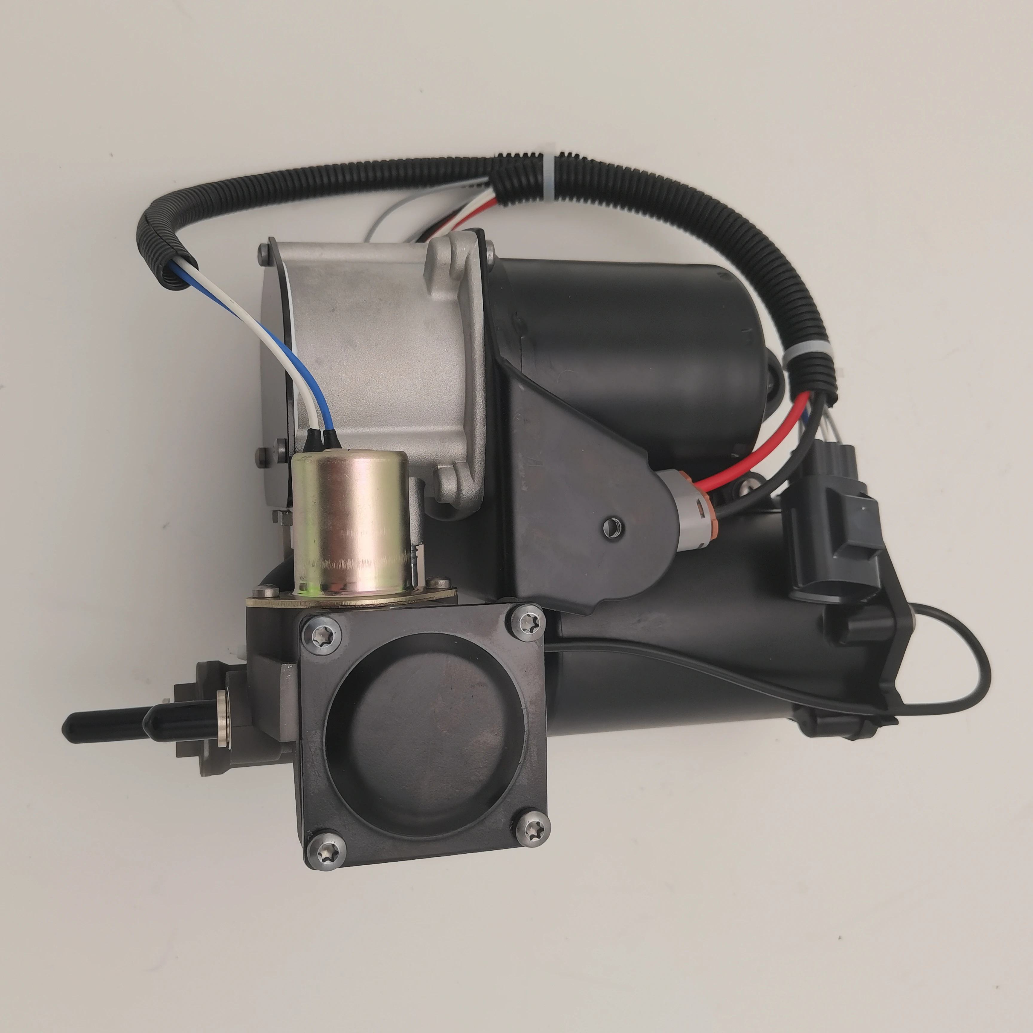 

Tom AutoLR023964 New Hitachi Style Air Suspension Front Compressor Pump Perfect Fit for Land Rover Range Rover Sport L320 Discov