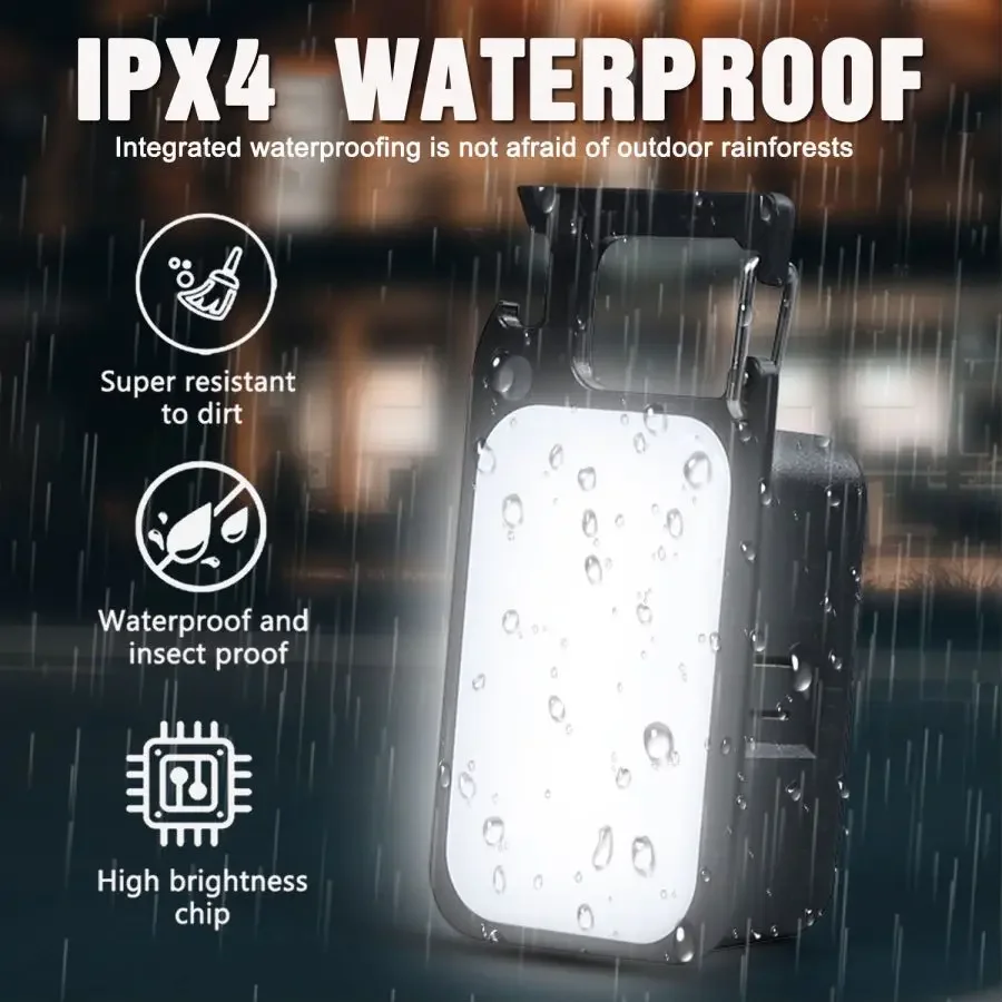 Mini Flashlight Pocket-sized LED Keychain Light Rechargeable Camping Lights Outdoor Small Torch Work Light with Battery