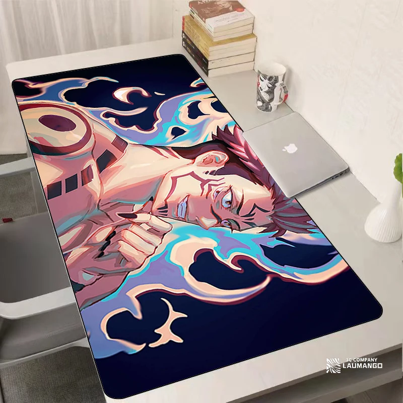 Mouse Pad Anime Jujutsu Kaisen Mousepad Pc Gamer Cabinet Keyboard Desk Mat Mats Gaming Accessories Computer Xxl Large Table Mice