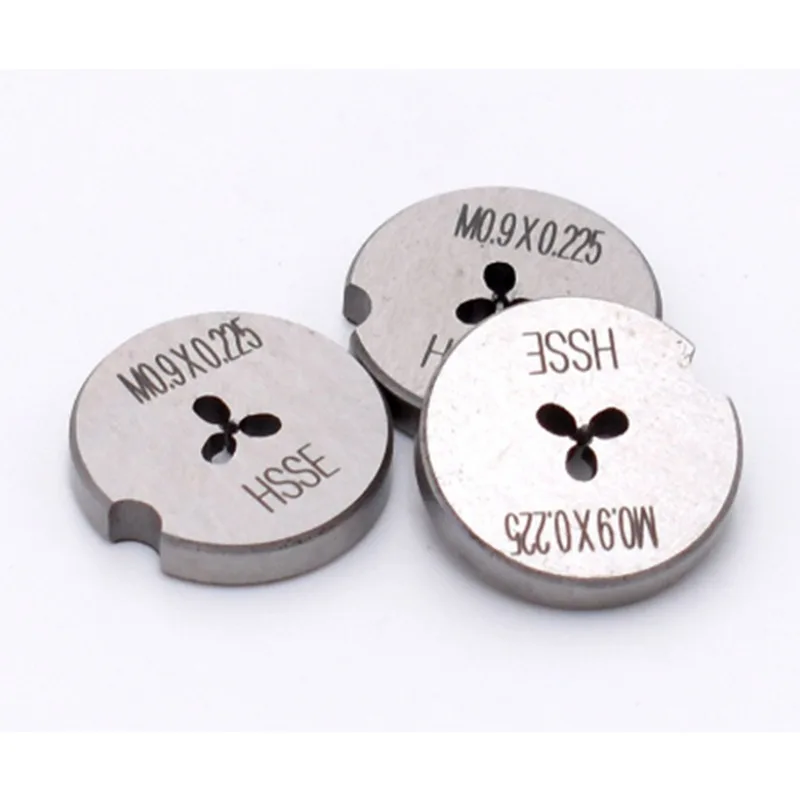 1PC M0.9x0.225 Fine Tooth Round Plate Tooth Thread Sleeve External Thread Making Tool For Watches