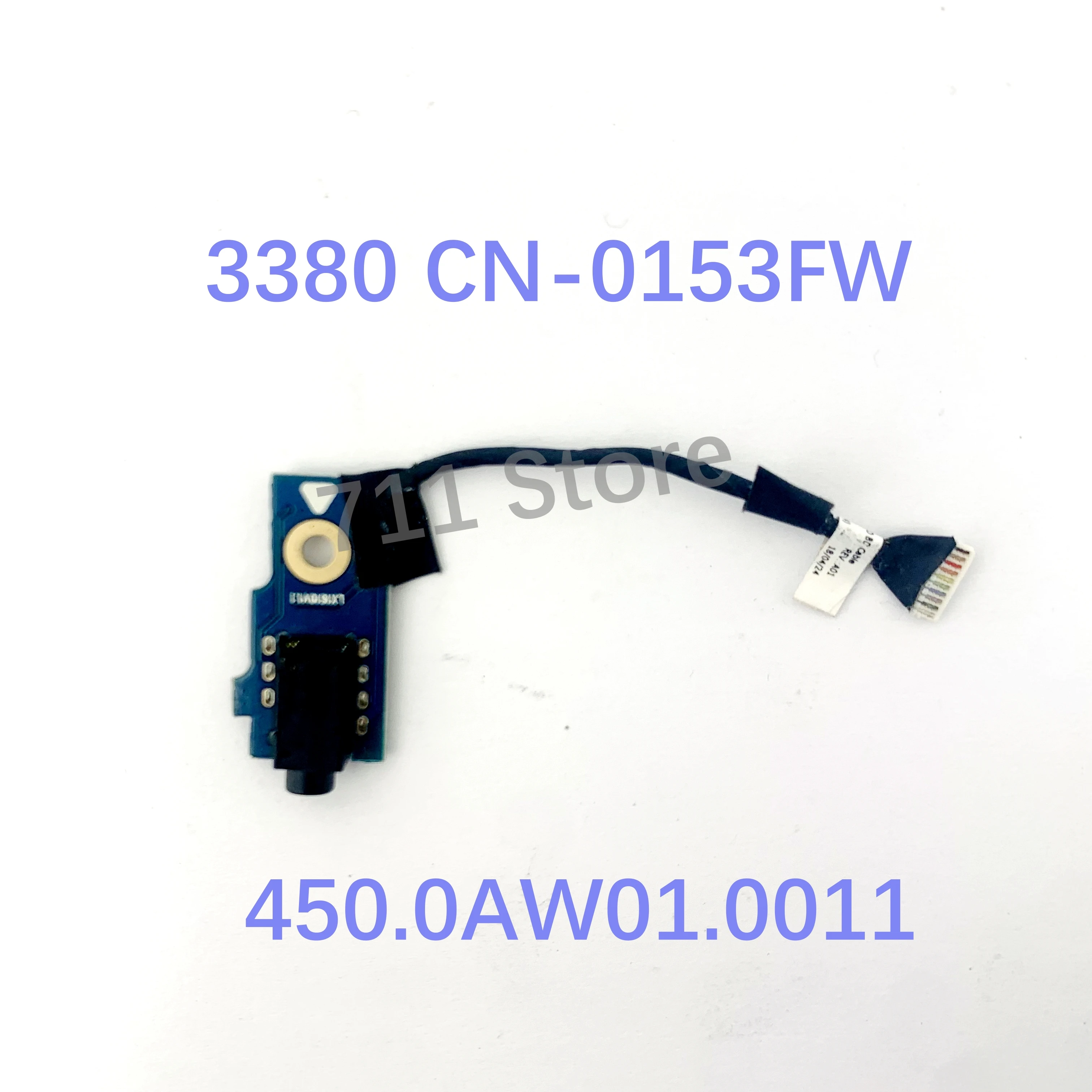 CN-0153FW 0153FW 153FW 450.0AW01.0001 450.0AW01.0011 High Quality For Dell Latitude 13 3380 Cable Audio Board 100%Full Tested OK