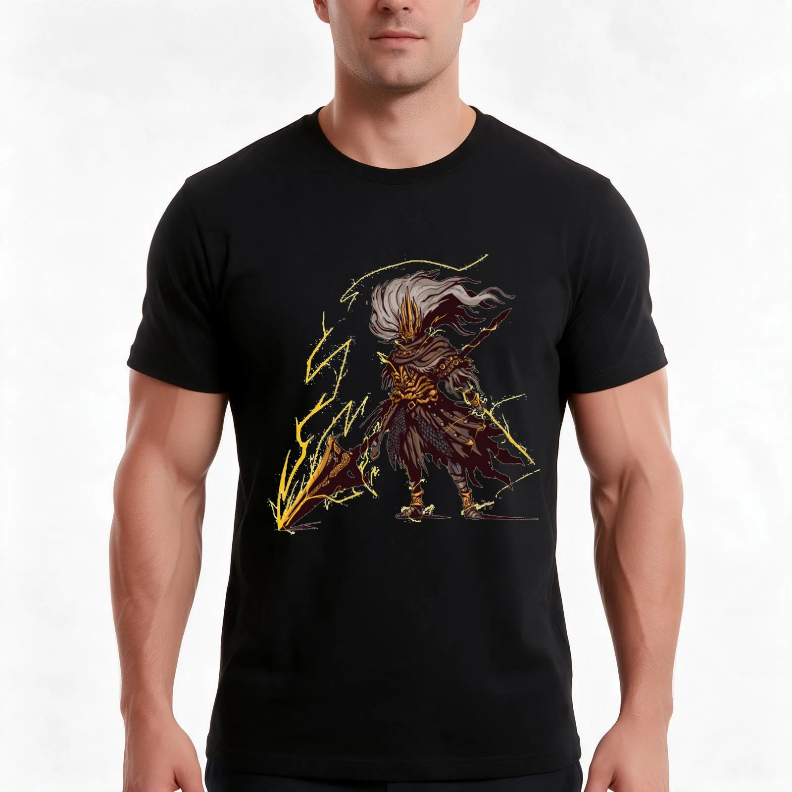 Nameless King & King of the Storm T-Shirt, Summer Casual Cotton Tee, Oversized Streetwear Tops, Vintage Graphic Print