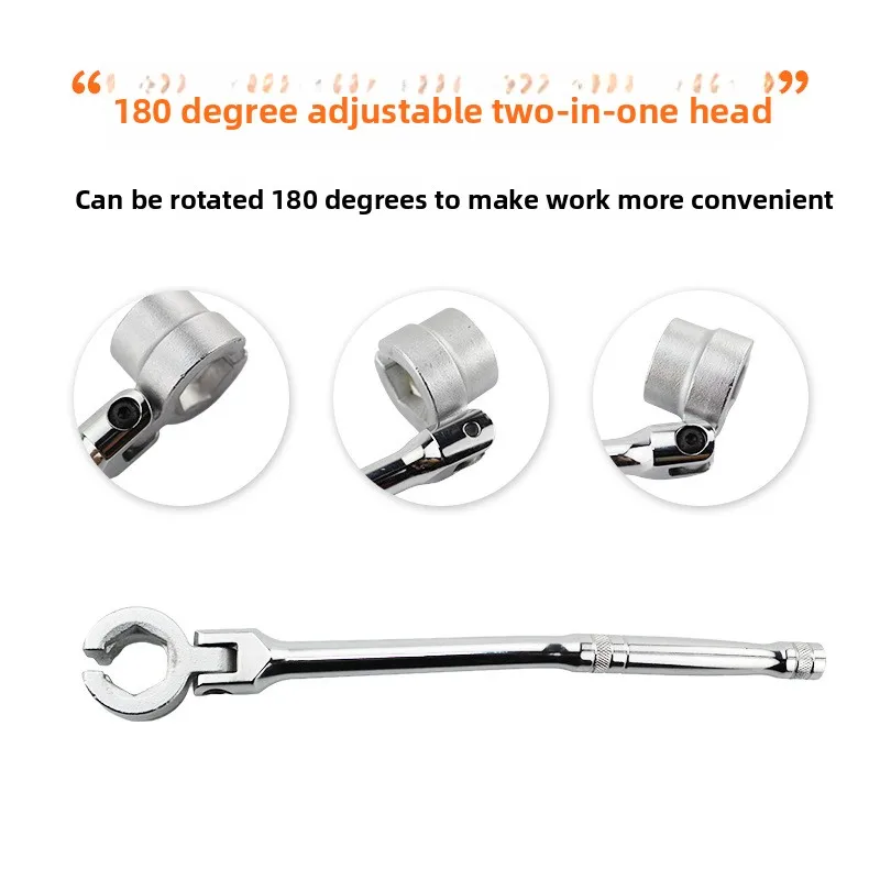 

Oxygen Sensor Socket Wrench 6&12 Point Two-in-One Oxygen Sensor Removal Tool Auto Repair Hardware