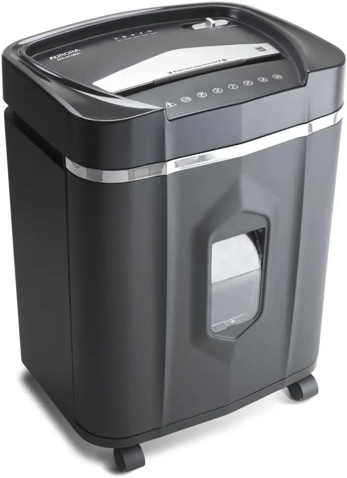 Professional Grade High Security 14-Sheet Micro-Cut Paper/CD and Credit Card/ 30 Minutes Continuous Run Time Shredder