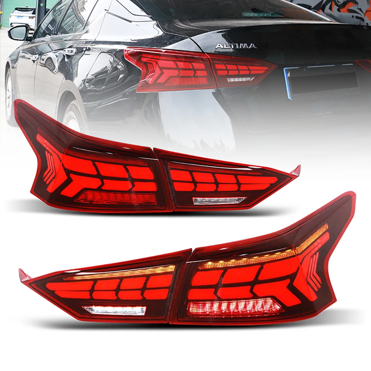 الذيل ضوء لنيسان ألتيما Teana 2019 2020 2021 2022 المصابيح الخلفية سيارة Led المصابيح الخلفية الجمعية اكسسوارات السيارات استبدال جزء