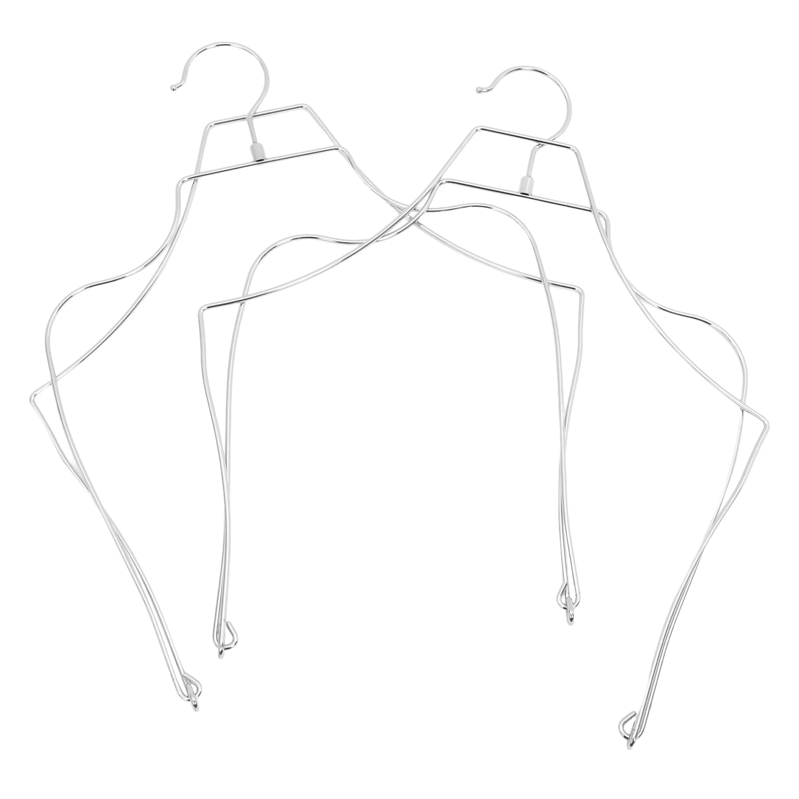 

2pcs Swimsuit Foldable Bikini Hanger Aluminum Alloy Woman Bathing Suit Storage Clothes Hanger Swimwear Drying Rack Lingerie Wire