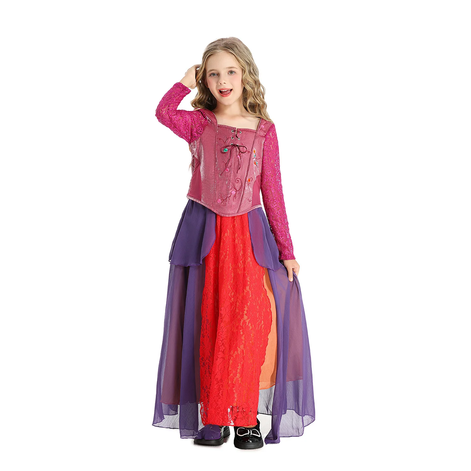Halloween infantil traje bruxa também louco 2 bruxa traje bruxa carnaval mostrar traje vestido medieval