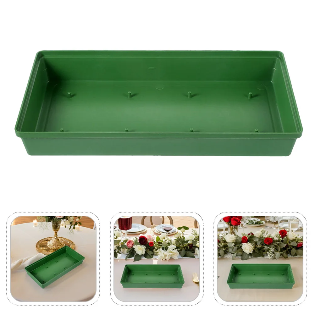 

10Pcs Floral Foam Tray Plastic Flower Arrangement Bowls Stable Base for Wedding Party Centerpiece Floral Arrangement Supplies