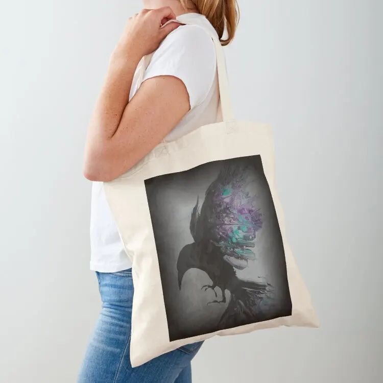 

Raven Tote Bag canvas shopping bag Gift bag reusable shopping tote university