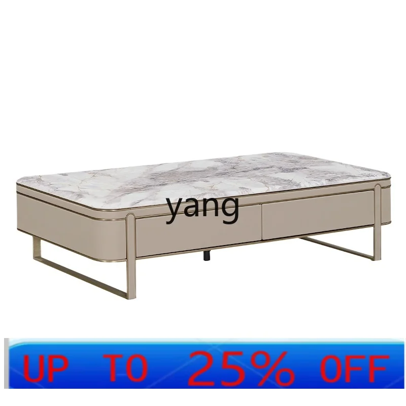 LH  light luxury designer modern living room simple household rectangular coffee table