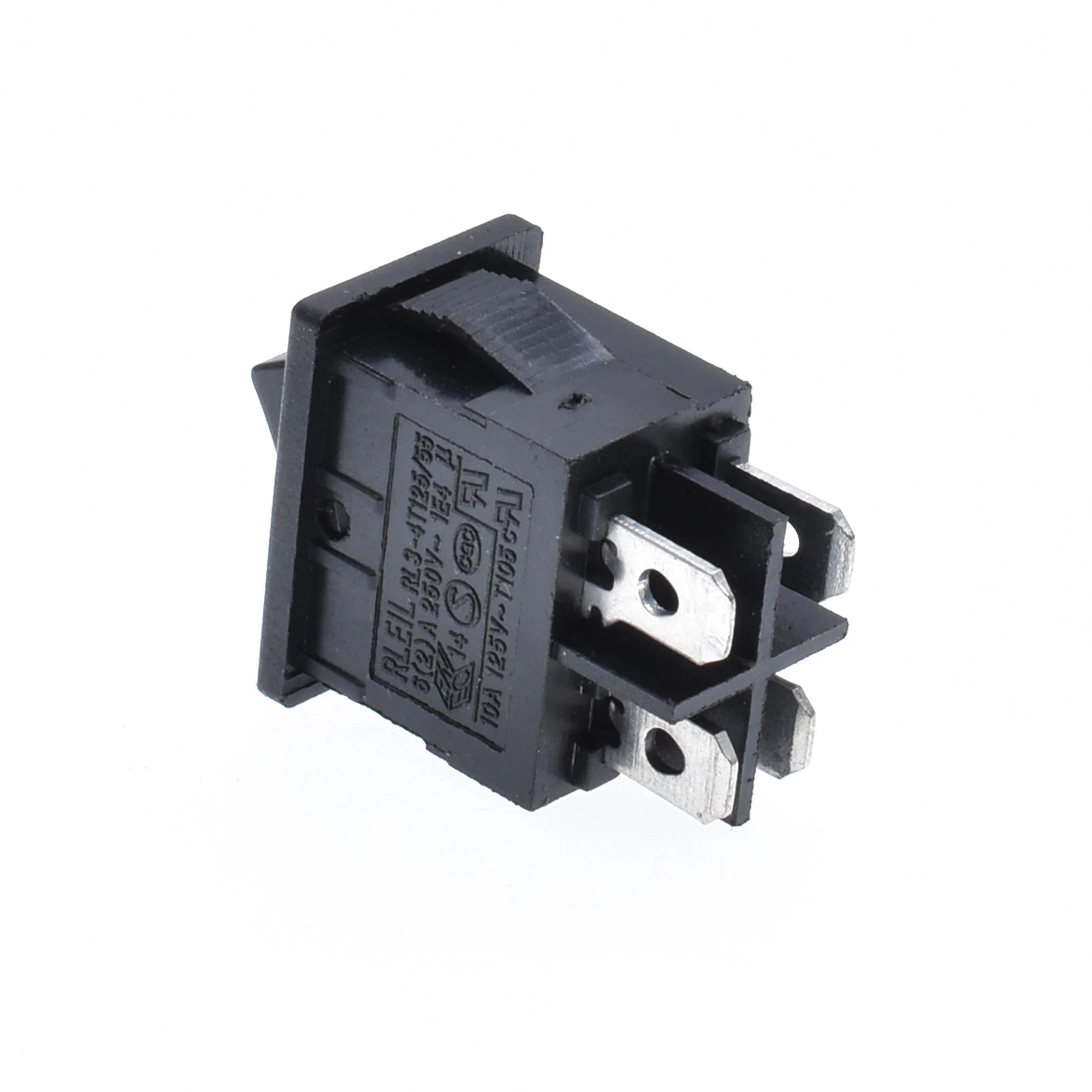 10PCS lot Good quality KCD Black Rocker Cross-shaped baffle Power Switch ON-OFF 2Position 4 Pins The arrow is reset10A125V 21*15
