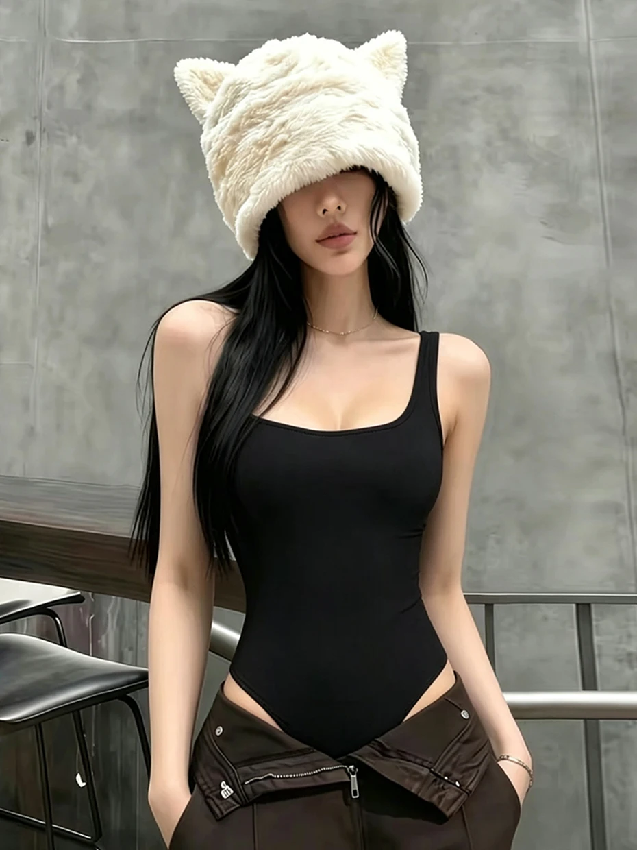 Sexy Spicy Lace Swimsuit One-Piece Women's Outerwear Summer Innerwear Beautiful Back Bra Integrated Top Spicy Girl