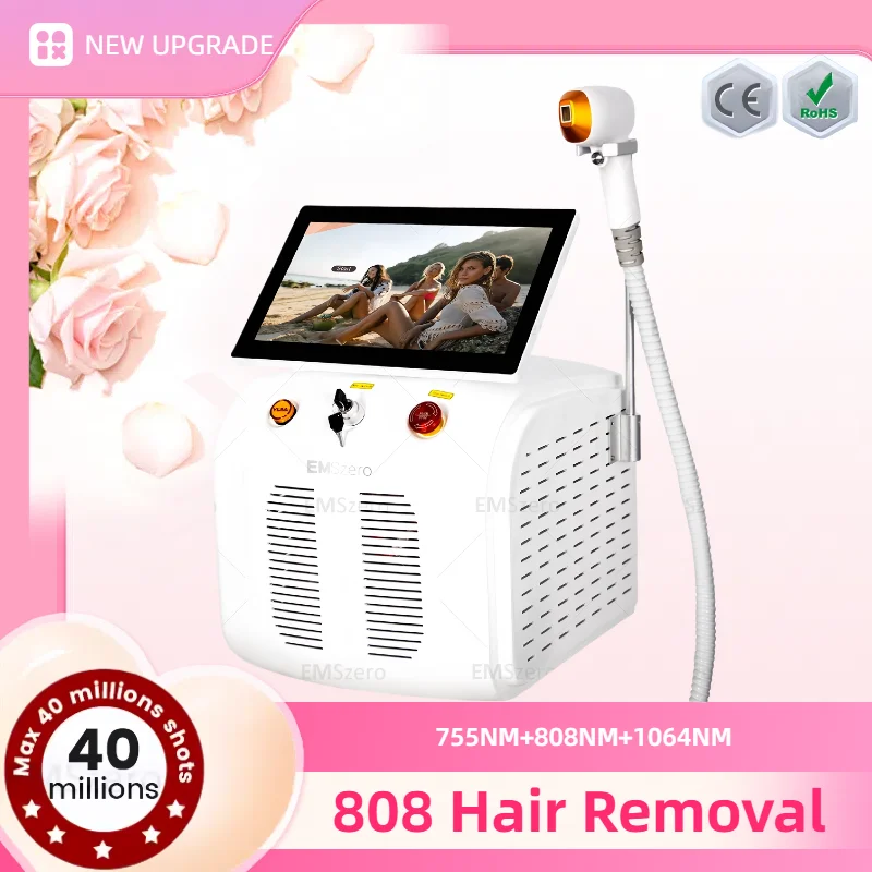 

3500W Professional Diode Hair Removal Machine Painless Permanent Hair Removal Machine Hair Removal Laser 755 808 1064 Equipment