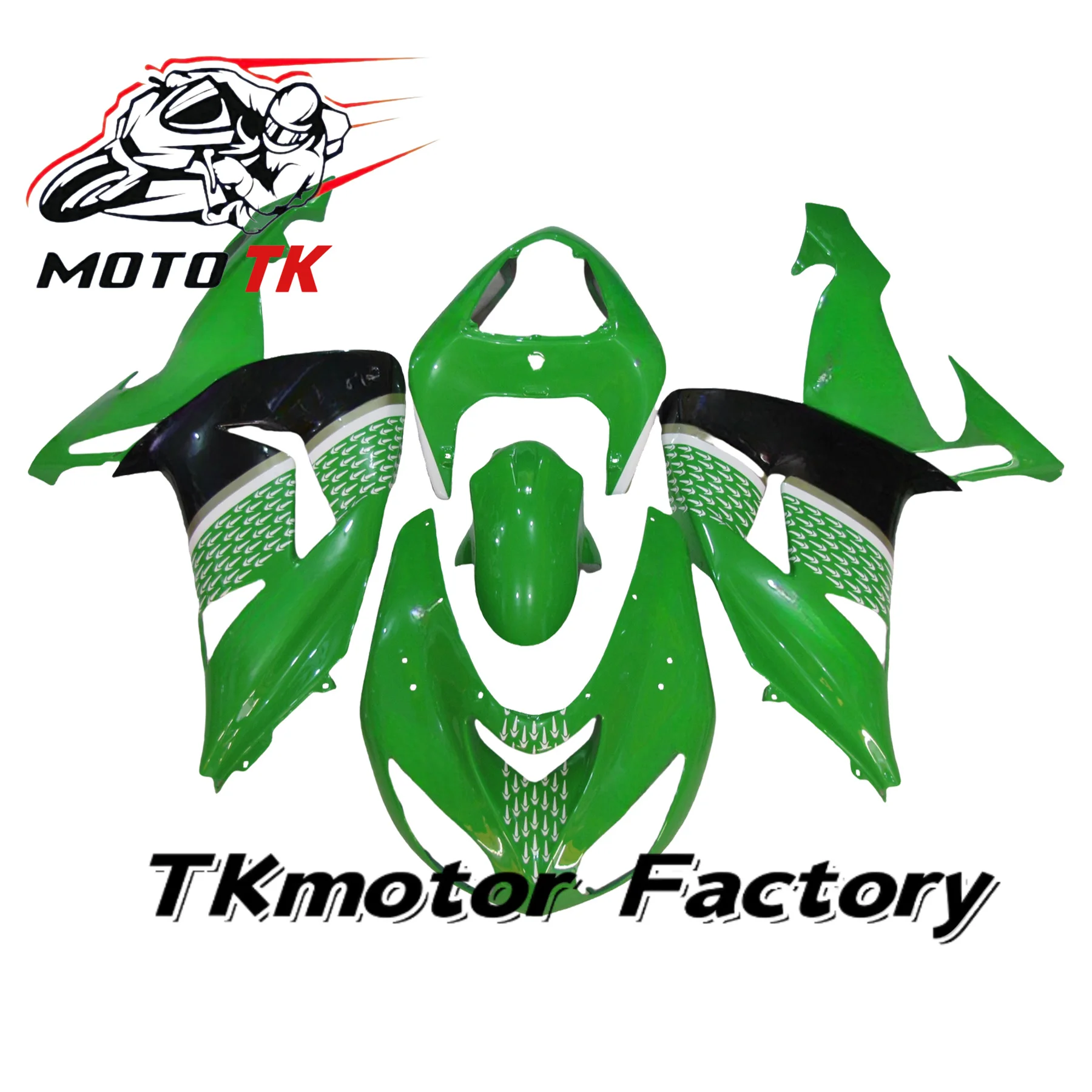 

Injection Molded Fairing Kit for Kawasaki ZX10R 2006 2007 Motorcycle Full Set Bodywork Panels with Assembly