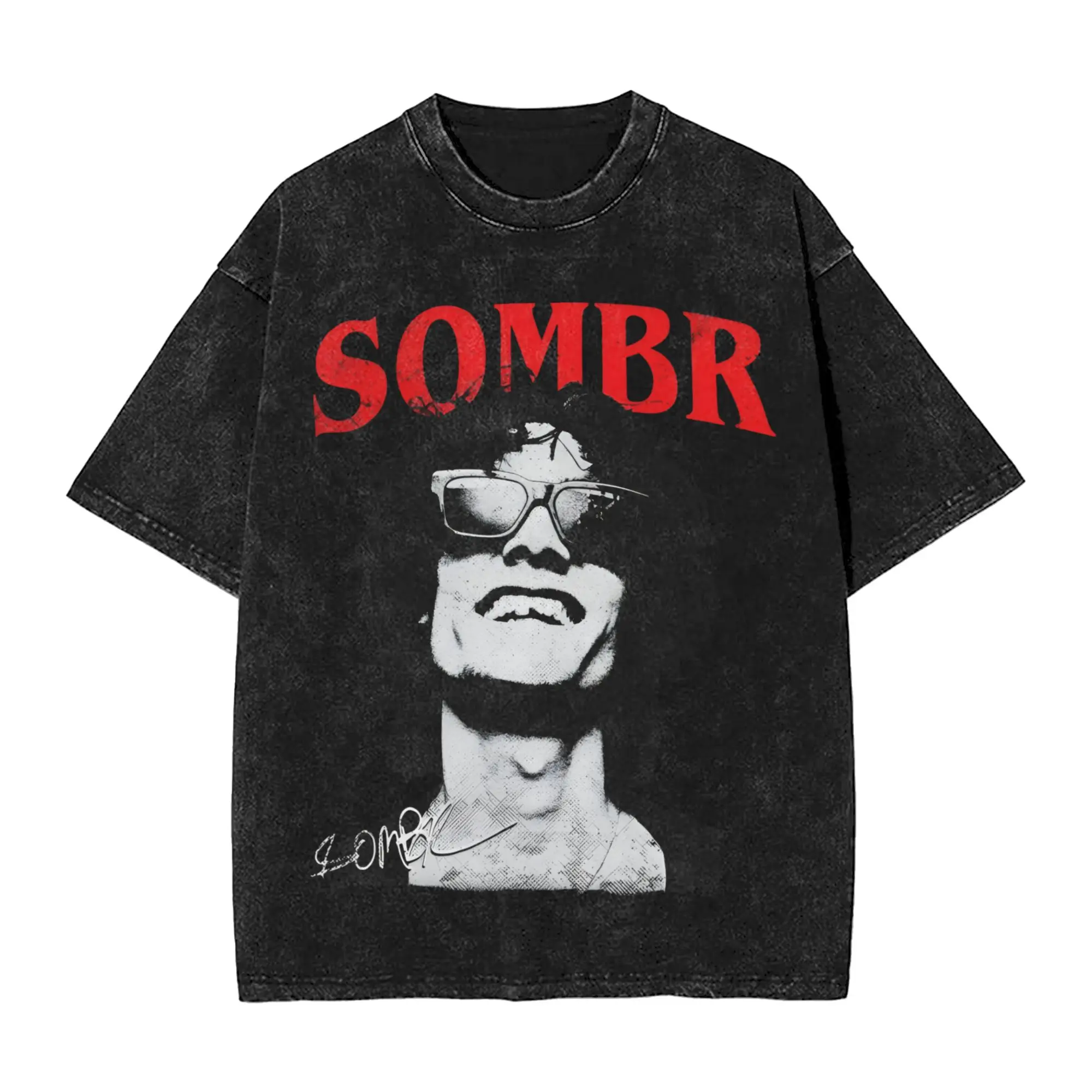 Sombr Youare The Reason World Tour 2026-2027 Accessories Washed T Shirt Men Women Streetwear Hip Hop T-Shirt Summer  Tees Tops