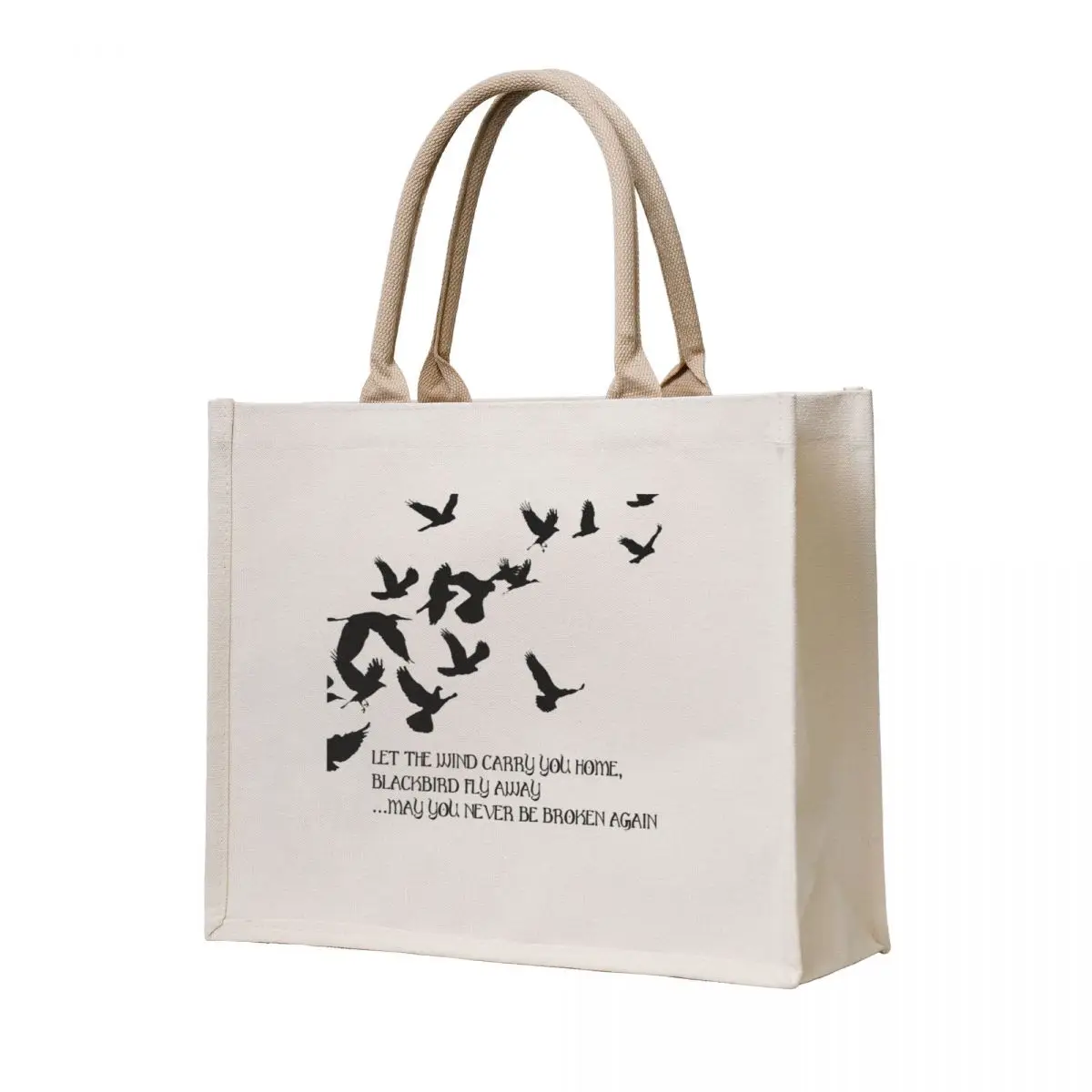 

Blackbird, Alter Bridge - Lyrics Tote Bag cute tote bag shopping bags foldable Large bags for women tote bag