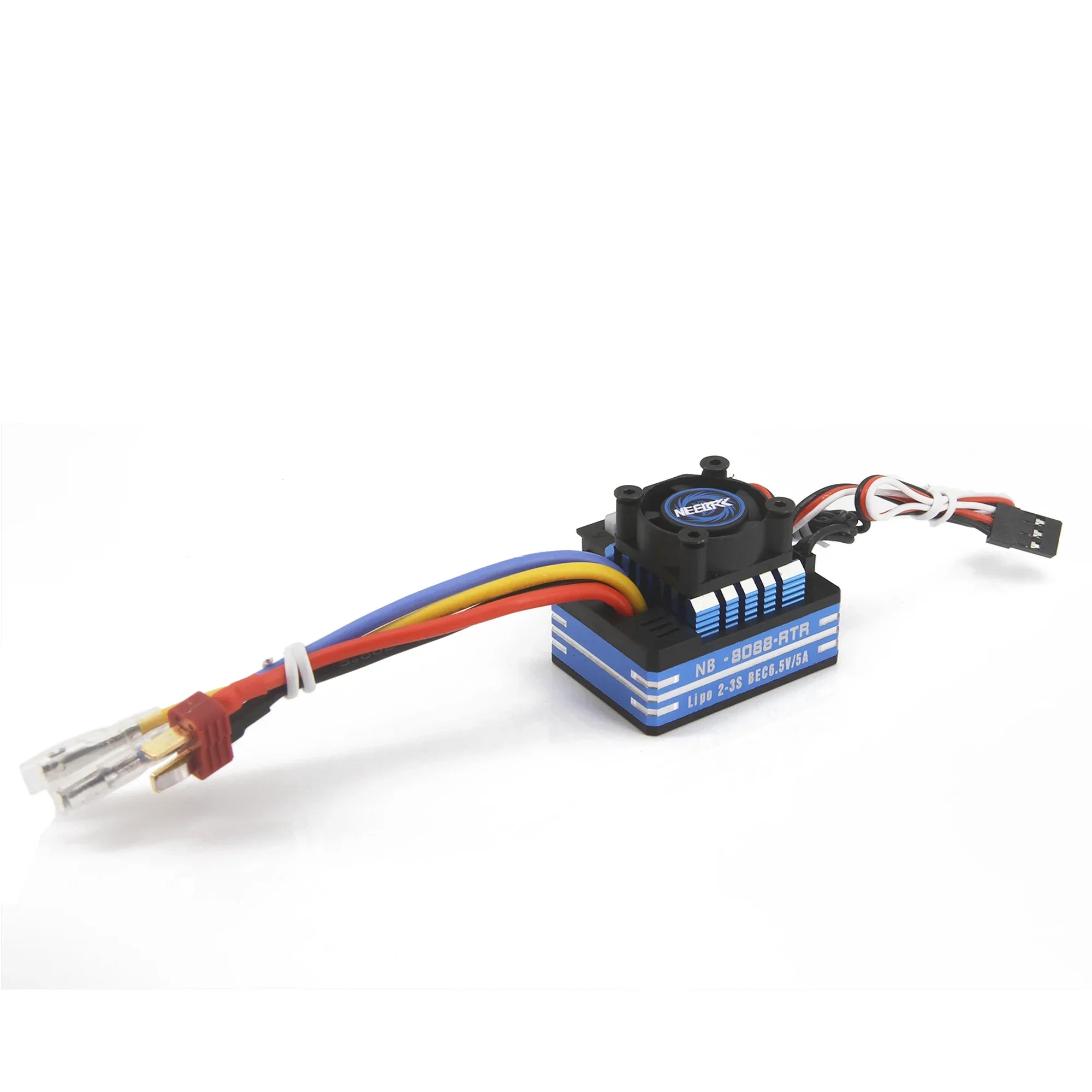 NEEBRC 60A 80A Waterproof Metal Brushed 2-3S ESC Cooling Fan for 540 550 Motor 1/10 1/12 RC Car Crawler Monster Off-road Truck