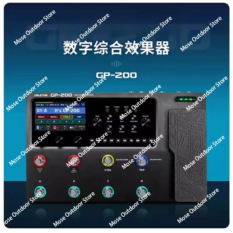 

VALETON-Pedal de efectos para guitarra eléctrica, GP-200, bajo