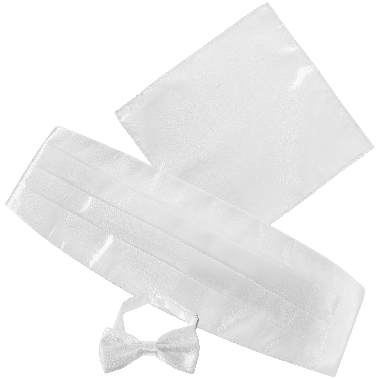 Men's Dress Girdle Gold Bow Tie and Suspenders for Pocket Squares Belt Bridge Man