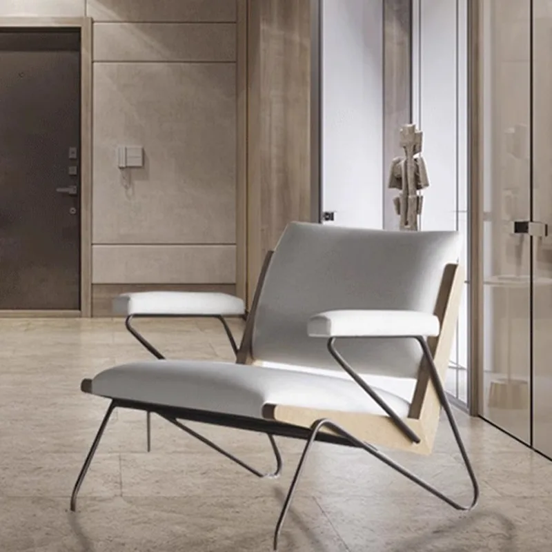 

Простые стулья для гостиной Relax, роскошные современные эргономичные стулья для гостиной, балкон, макияж, Fauteuil, постмодернистская мебель