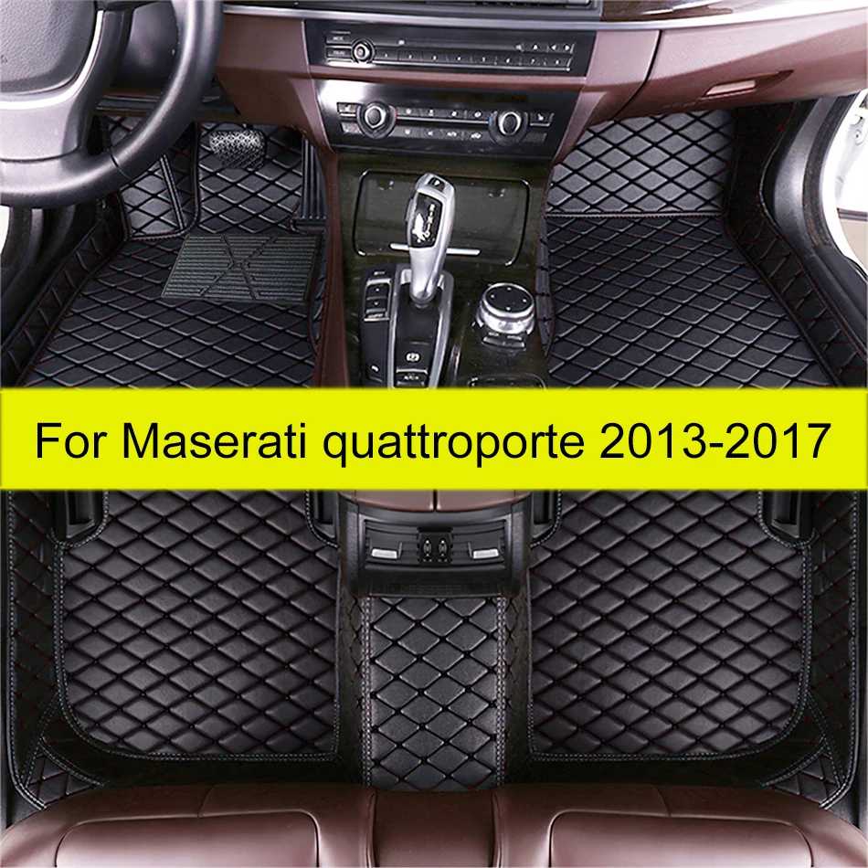 

Car floor mats for Maserati quattroporte 2013 2014 2015 2016 2017 Custom auto foot Pads automobile carpet cover