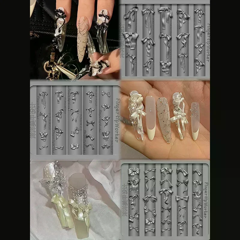 3d-силиконовая-форма-для-ногтей-с-бантом-смешанные-размеры-лента-с-бантом-мягкие-пластины-для-штамповки-кавайный-галстук-бабочка-инструменты-для-маникюра-«сделай-сам»