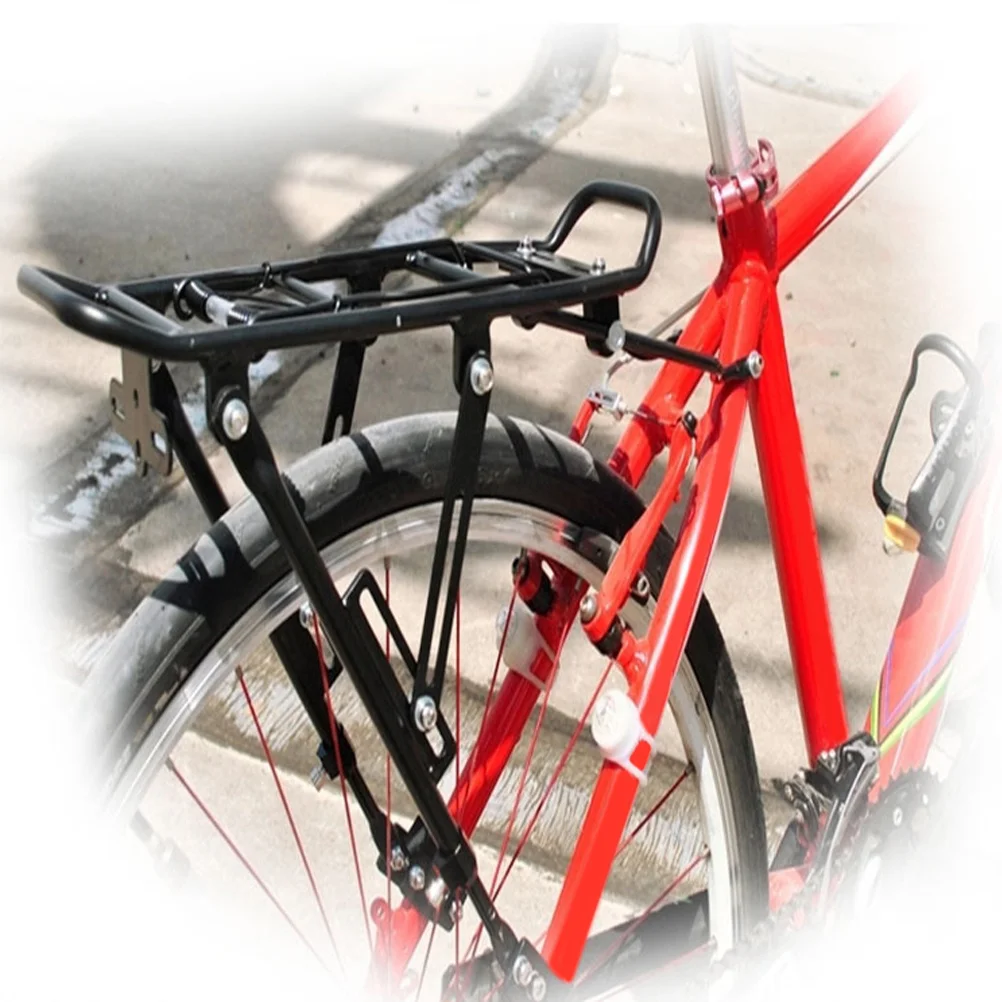 

Aluminum Alloy Bike Rear Rack Wear-Resistant Durable Carrier Rack for Folding Mountain Bikes Lightweight Practical Rear Holder
