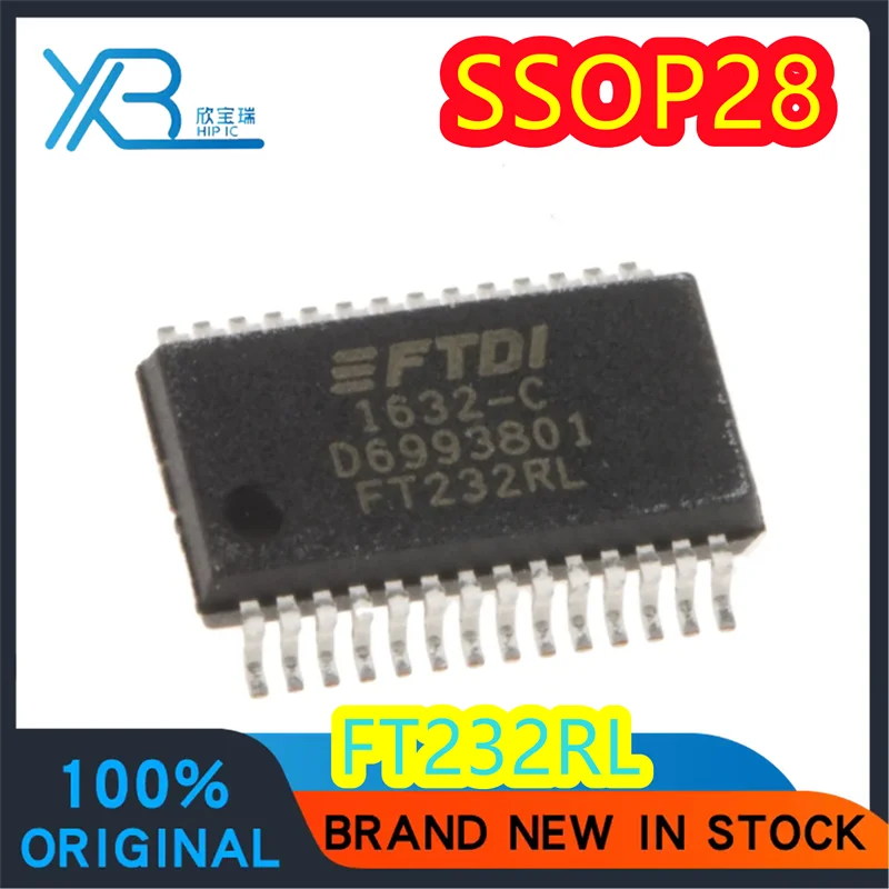 (2/40 pieces) FT232RL FT232 USB serial port chip IC bridge package SSOP-28 new original spot delivery fast batch discount
