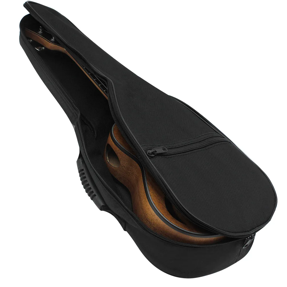 

21 Inch Universal Small Ukulele Carry Case Adjustable Shoulder Strap Small Acoustic Guitar Gig Bag with Handle